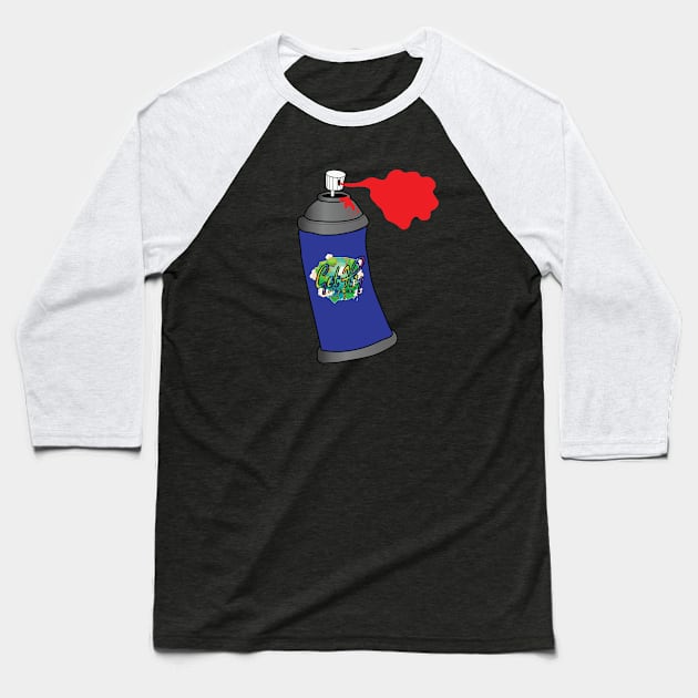 GetHy Spray Can Baseball T-Shirt by GetHy